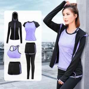 FDMF005- 5pcs Sport Suits Fitness Yoga Running Athletic Survêtements