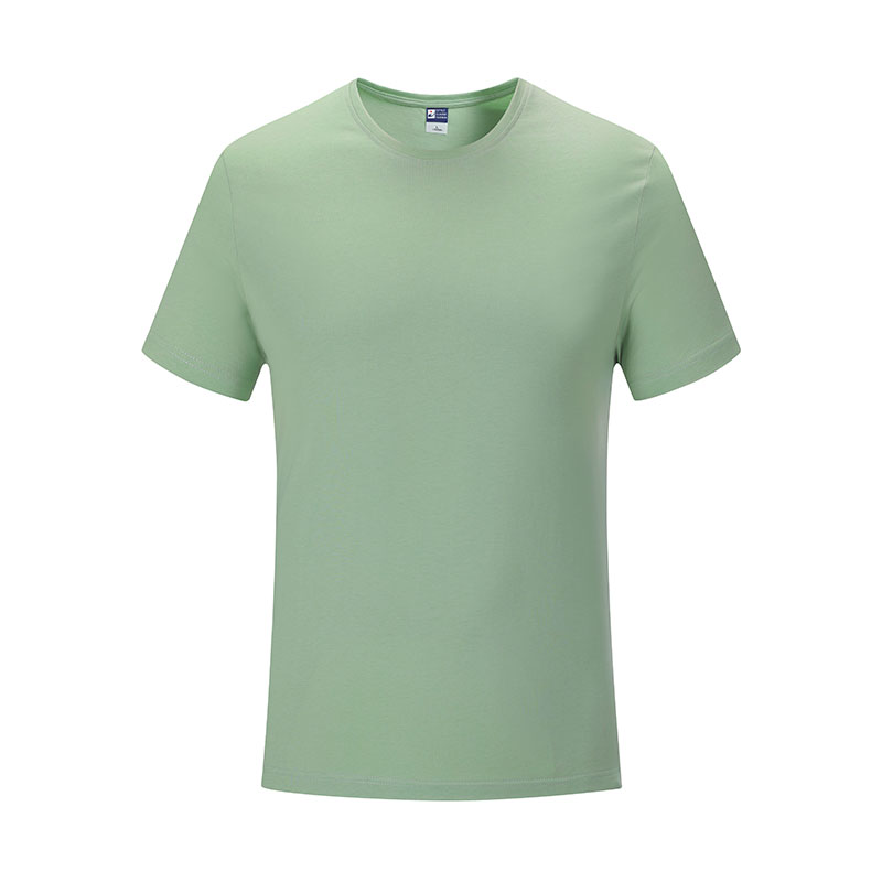 # M8002-T-shirt ras du cou en coton à manches courtes